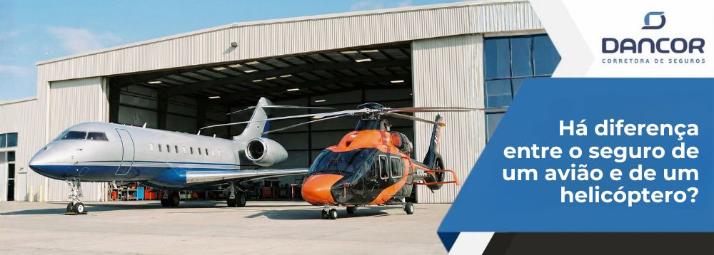 Diferença no seguro de avião e helicóptero - Dancor Seguros